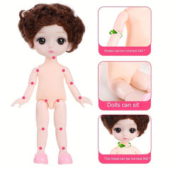 1pc Doll Princess Doll Little Doll Toy Desktop Decoration