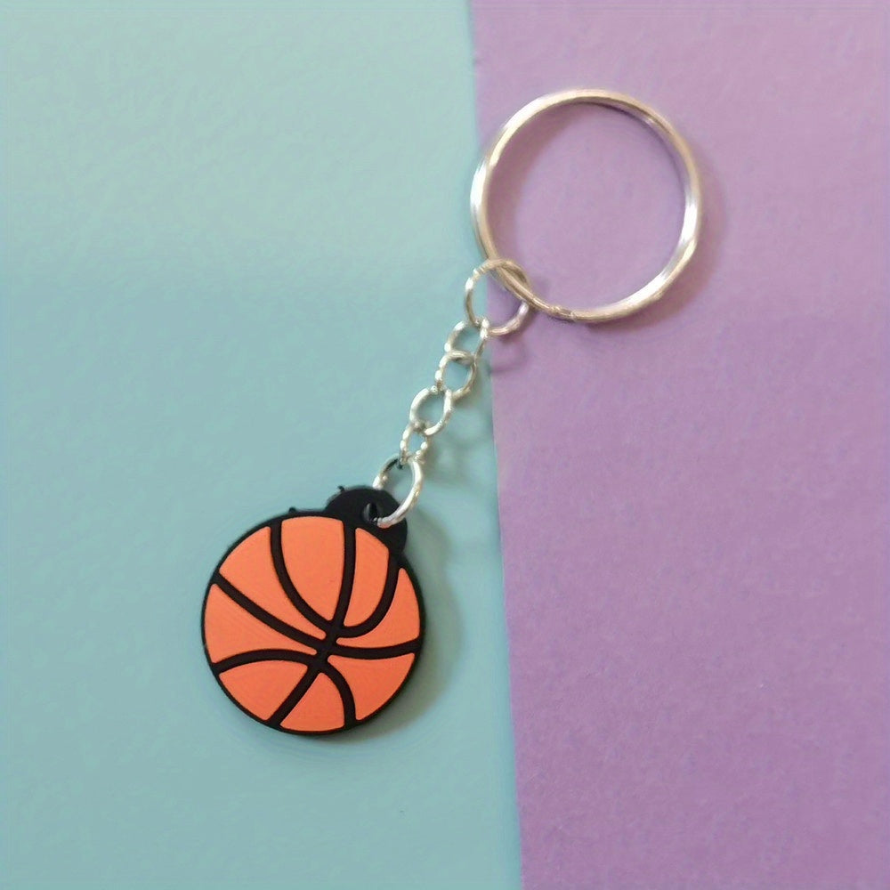 Creative Sports Keychain PVC Soft Rubber Keychain Perfect Gift