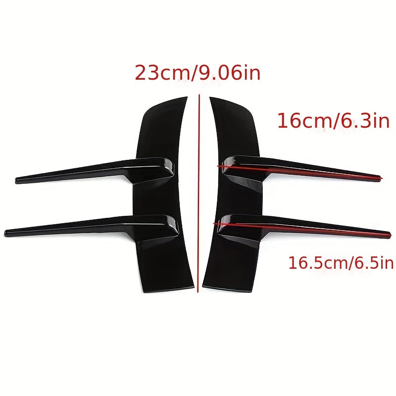 Car Front Bumper Wrap Anti-collision Sticker Sports Racing Side Vent Protection