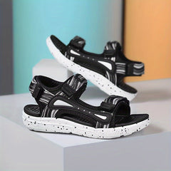 Boys' Summer Open Toe Sandals Lightweight Breathable Non-slip Beach Shoes