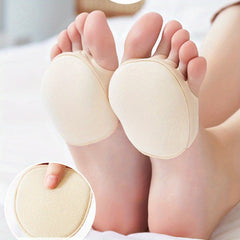 1 Pair Honeycomb Fabric Forefoot Pads High Heel Cushion Inserts