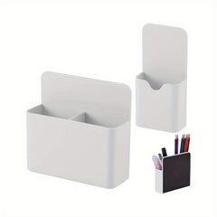2pcs Magnetic Pen Holder Dry Erase Marker Organizer Strong Magnet Storage