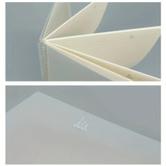 Waterproof Replaceable Core Loose Leaf Book Horizontal Line Easy Clip