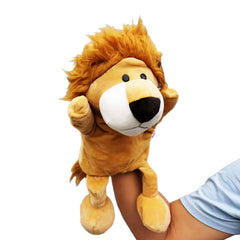 Hand Puppet Toy Ventriloquist Animal Glove Mouth Movable