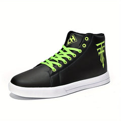 Men's Symbol High Top Skate Shoes Lace Up Platform Sneakers