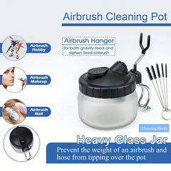 Airbrush Deluxe 3 in 1 Cleaning Pot Holder
