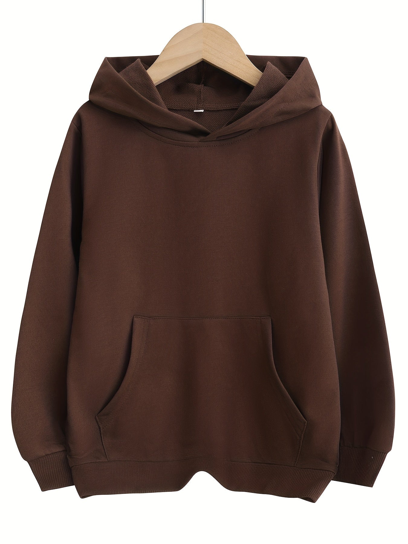 Teen Girl's Long Sleeve Hooded Sweatshirt with Pocket