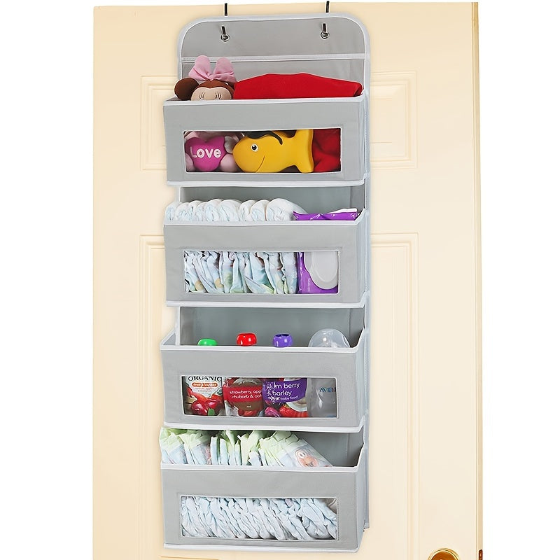 4 Grid Hanging Storage Bag for Baby Products