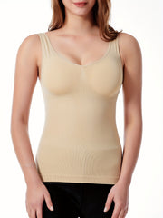 Seamless Shaping Tank Top Tummy Control Backless Slimming Underwear