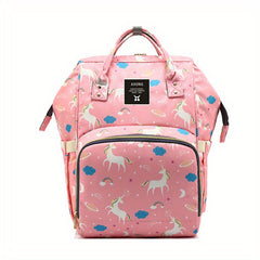 Multifunctional Mommy Backpack Diaper Bag Waterproof Large Capacity