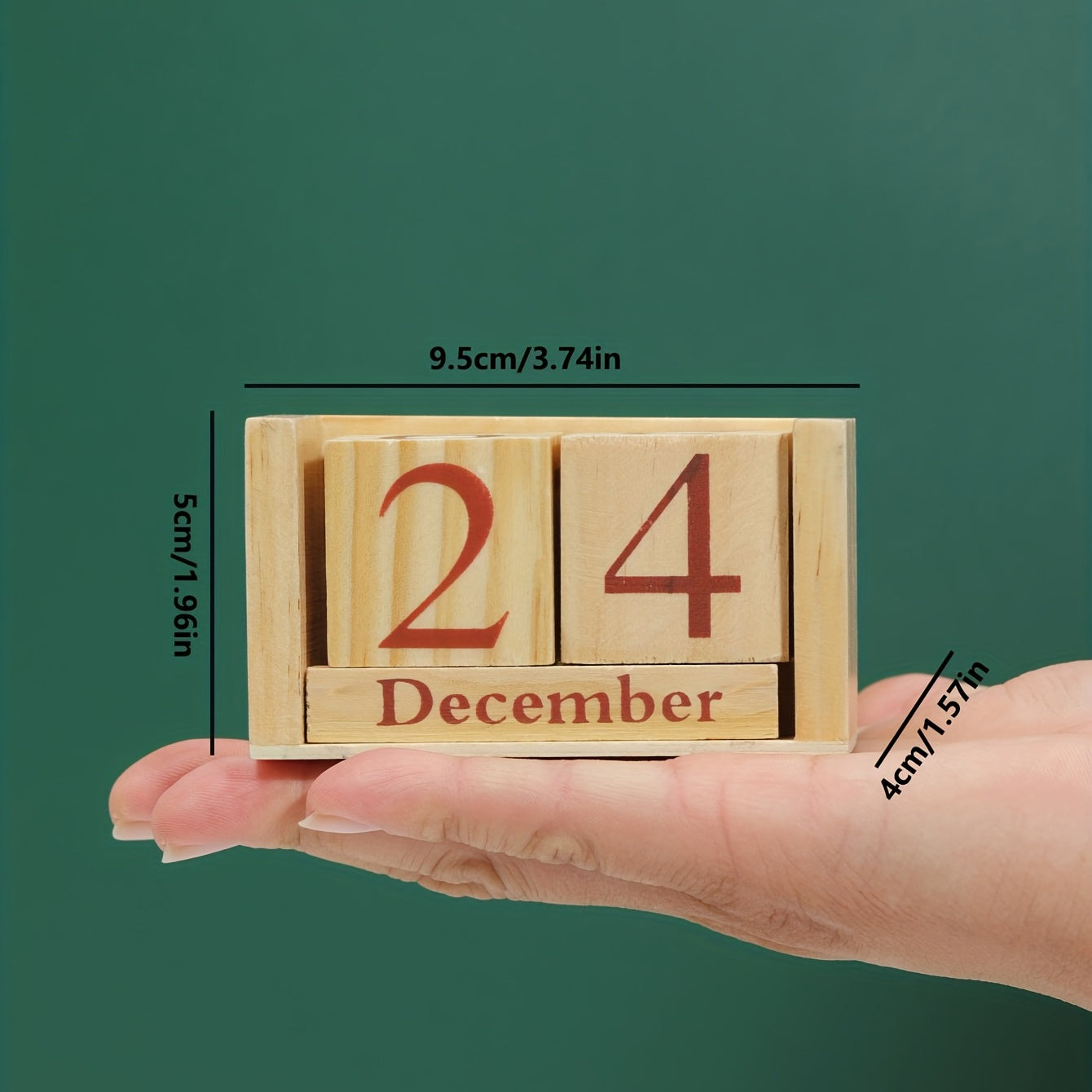 Stylish Wooden Desk Calendar for Organization