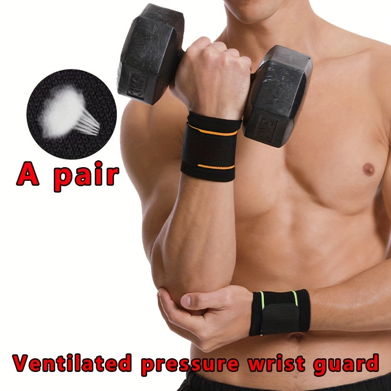 Adjustable Compression Strap Wrist Brace for Workout Men & Women