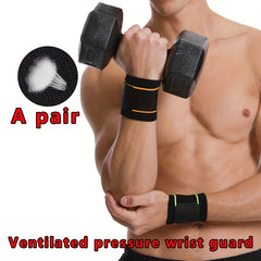 Adjustable Compression Strap Wrist Brace for Workout Men & Women
