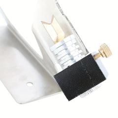 Adjustable Fletching Jig DIY Tool Aluminum Fletch Clamp