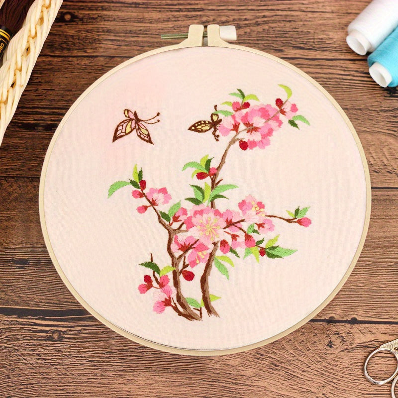 Birds Pattern Embroidery Starter Kit for Beginners