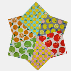 6pcs Fruit Series Quilting Fabric Cotton Craft DIY Doll Clothes Fabric