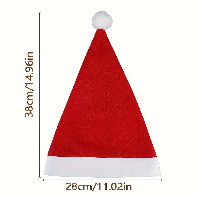 5pcs Santa Claus Christmas Hats Gift Party Decor