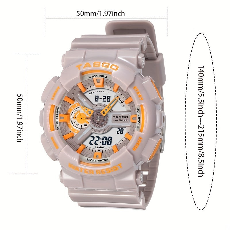 Boys Girls Teen Silicone Watch Multifunctional Waterproof Watchband