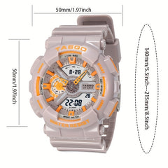 Boys Girls Teen Silicone Watch Multifunctional Waterproof Watchband
