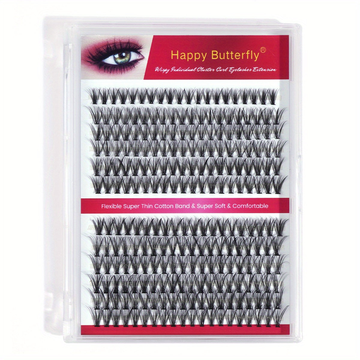 Fluffy Cluster Lashes 9-13mm Mixed Style False Eyelashes