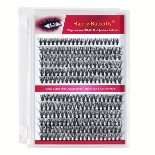 Fluffy Cluster Lashes 9-13mm Mixed Style False Eyelashes