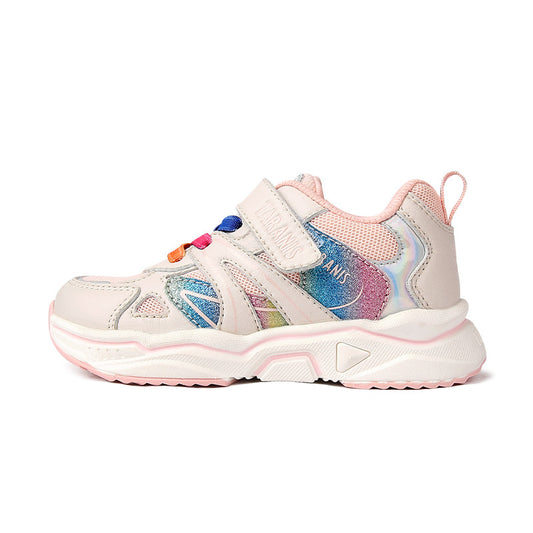 TARANIS Glitter Baby Girls Sneakers Breathable Ultra Light Non slip Kids Shoes