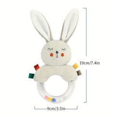 Baby Hand Rattle Grasping Training Plush Toy