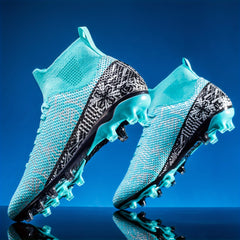 Boy's High Top Non Slip Football Cleat With Spikes