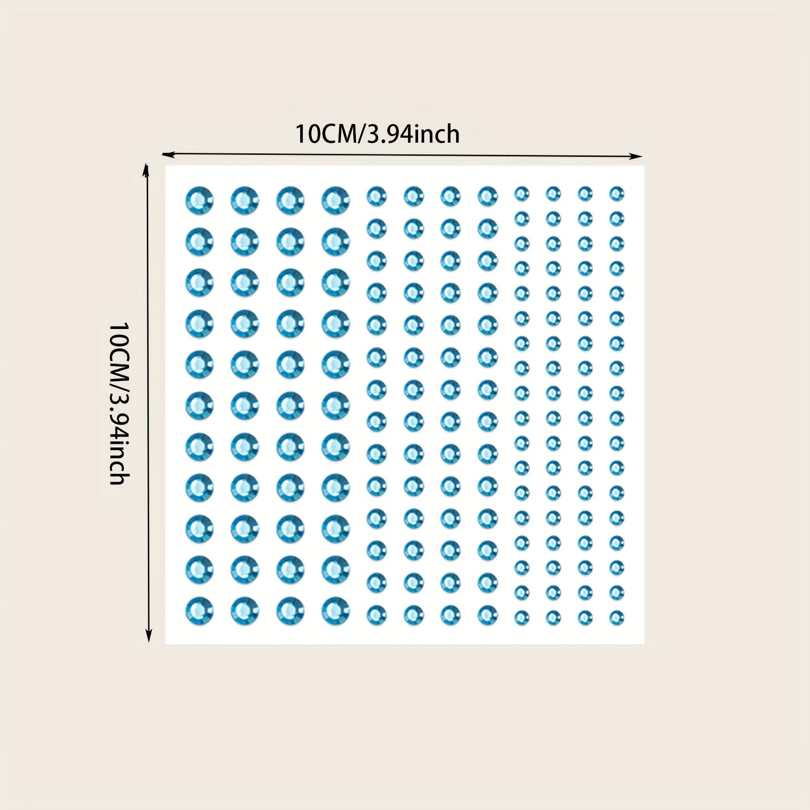 169pcs Eye Makeup Stickers Rhinestone Pearls Flash Face Jewelry