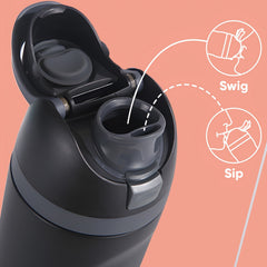 Stainless Steel 20oz Vacuum Flask Insulated Water Bottle for Outdoor Travel