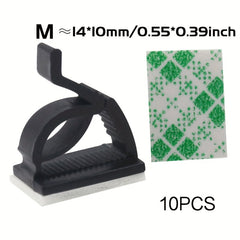 Desktop Cable Clips Self Adhesive Wire Organizers for Home Data
