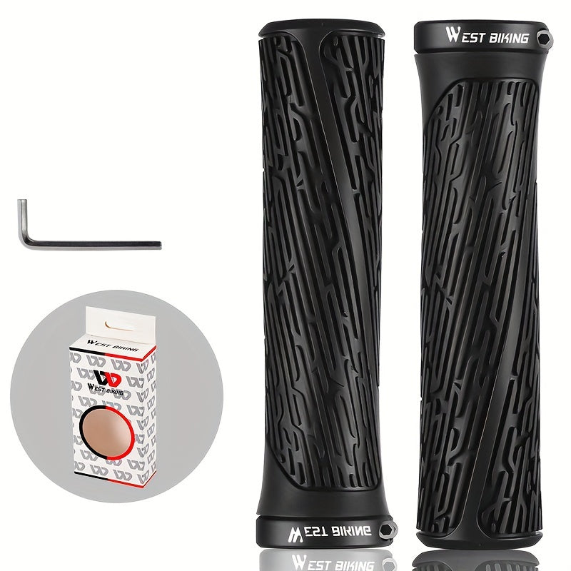 Silicone Bike Handlebar Grip Anti-skid Shock Absorption Cover