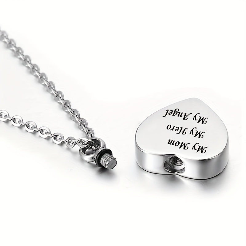 Dad My Hero My Angel Cremation Necklace