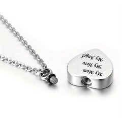 Dad My Hero My Angel Cremation Necklace