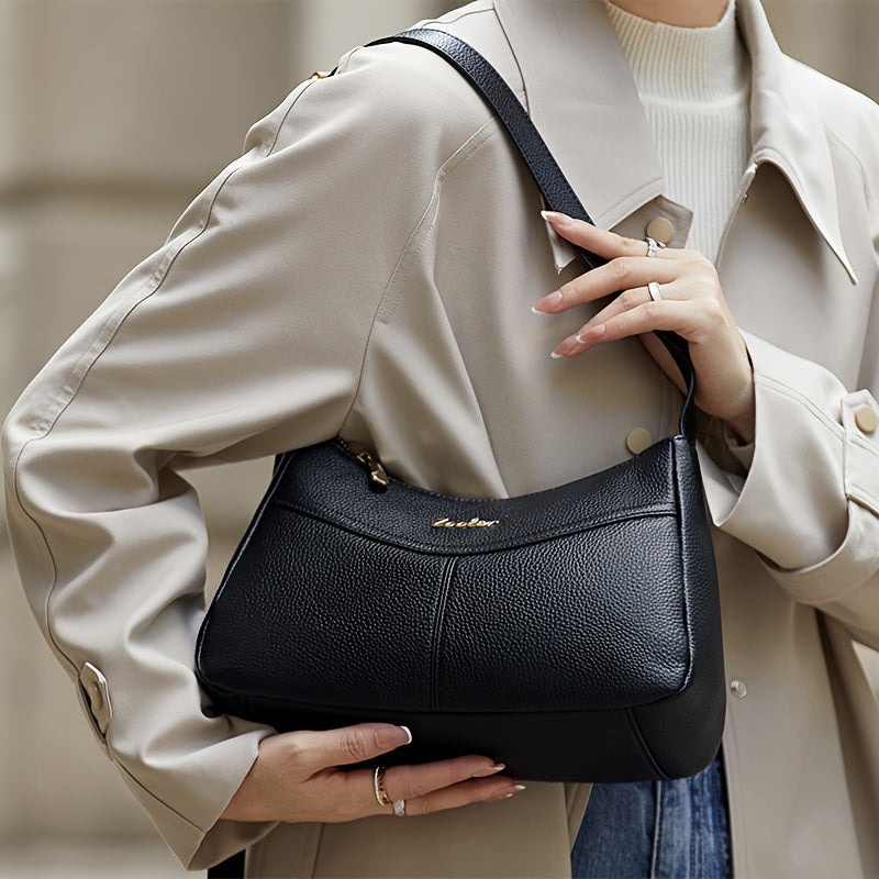 Top Layer Cowhide Crossbody Bag Middle-aged Single Shoulder Bag Women's Mom Bag