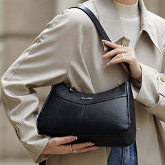 Top Layer Cowhide Crossbody Bag Middle-aged Single Shoulder Bag Women's Mom Bag