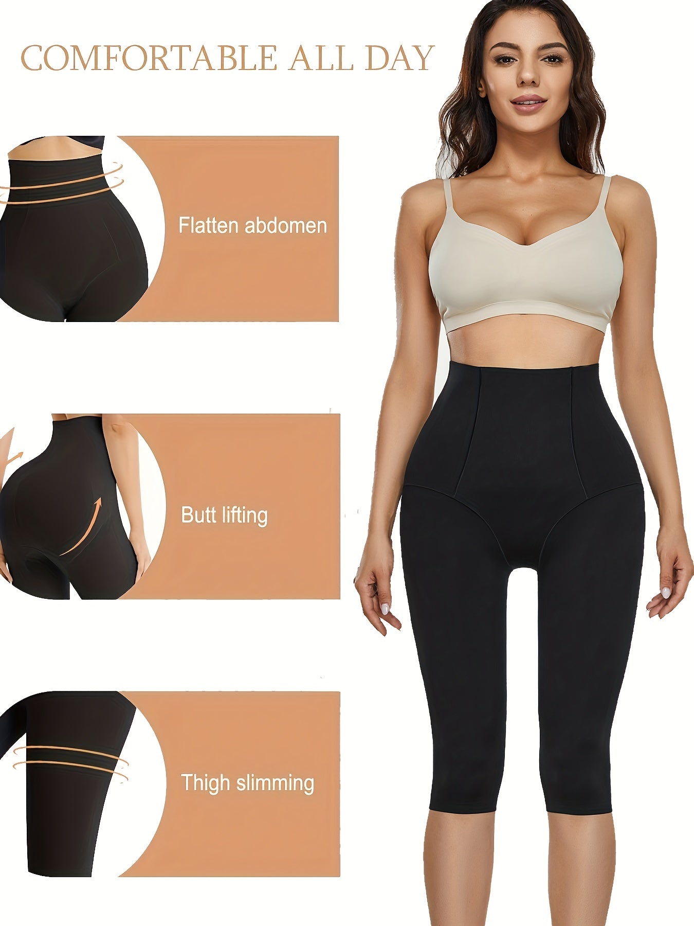 Seamless Tummy Control Compression Slimming Shorts Women's Underwear