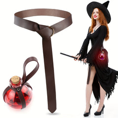 Medieval Knight Belt 74 8inch Belt With Magic Bottle