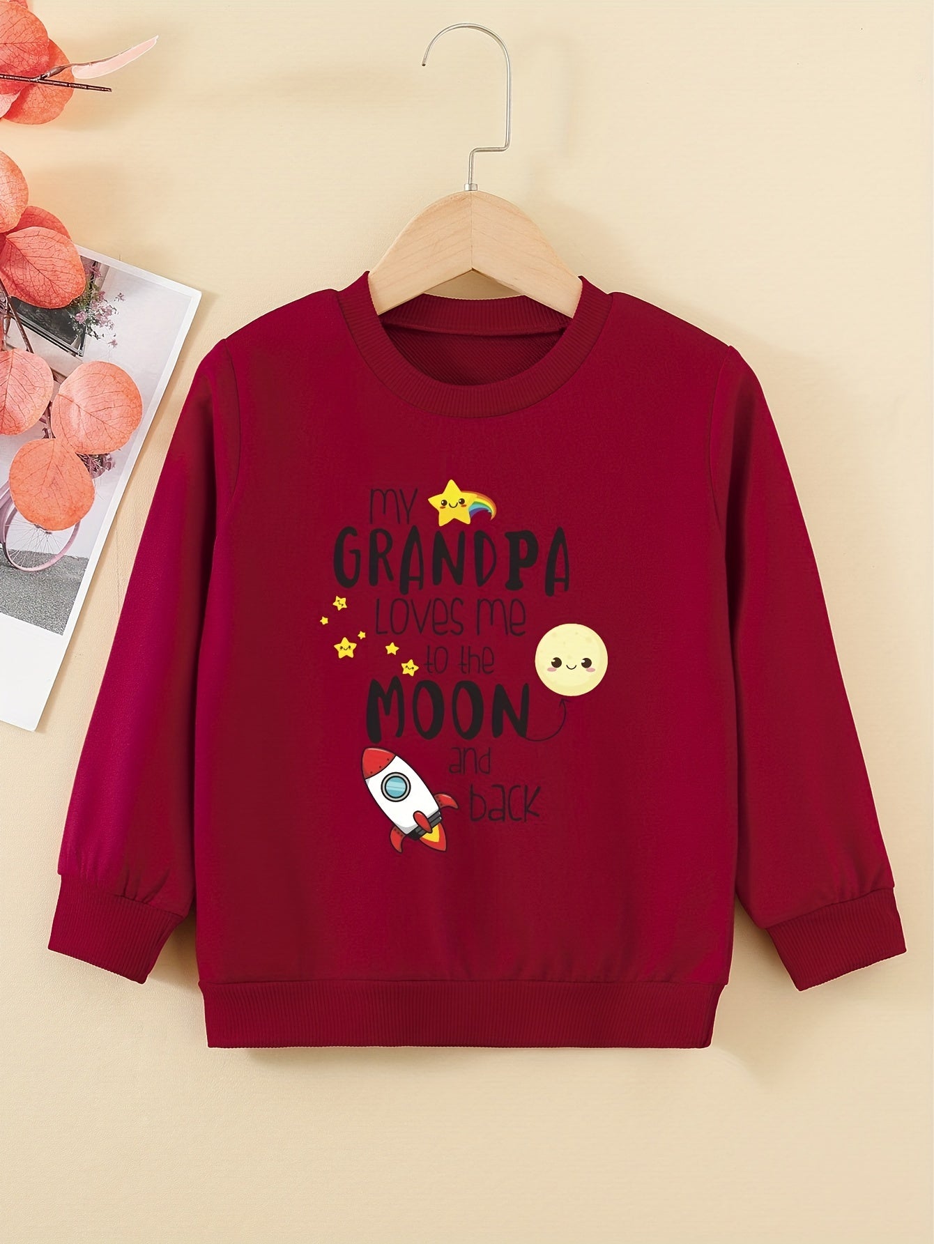 Girls' 'My Grandma Loves Me' Graphic Sweatshirt