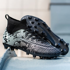 Boy's Non Slip AG Soccer Cleat Professional Outdoor Breathable Cleats