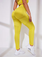 Quick Dry Butt Lifting Running Leggings Seamless Yoga Pants
