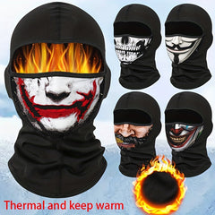 Winter Warm Balaclava Face Mask Ghost Skull Magic Scarf Bandana
