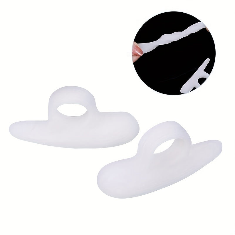 1 Pair Hammer Orthotic Pads Toe Silicone Protector Corrector Bunion