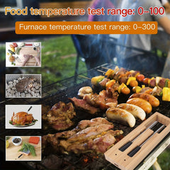 Smart Meat Thermometer Waterproof Wireless Dual Probe Digital Cooking