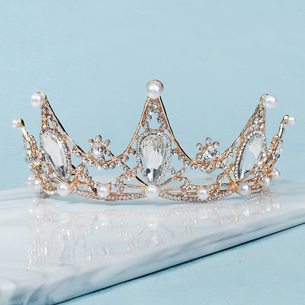 Crystal Crown Hairband Party Favor Decorations Tiara Wedding Birthday