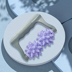 Handheld Massage Roller 2 Wheels Manual Massager For Muscle Relaxation