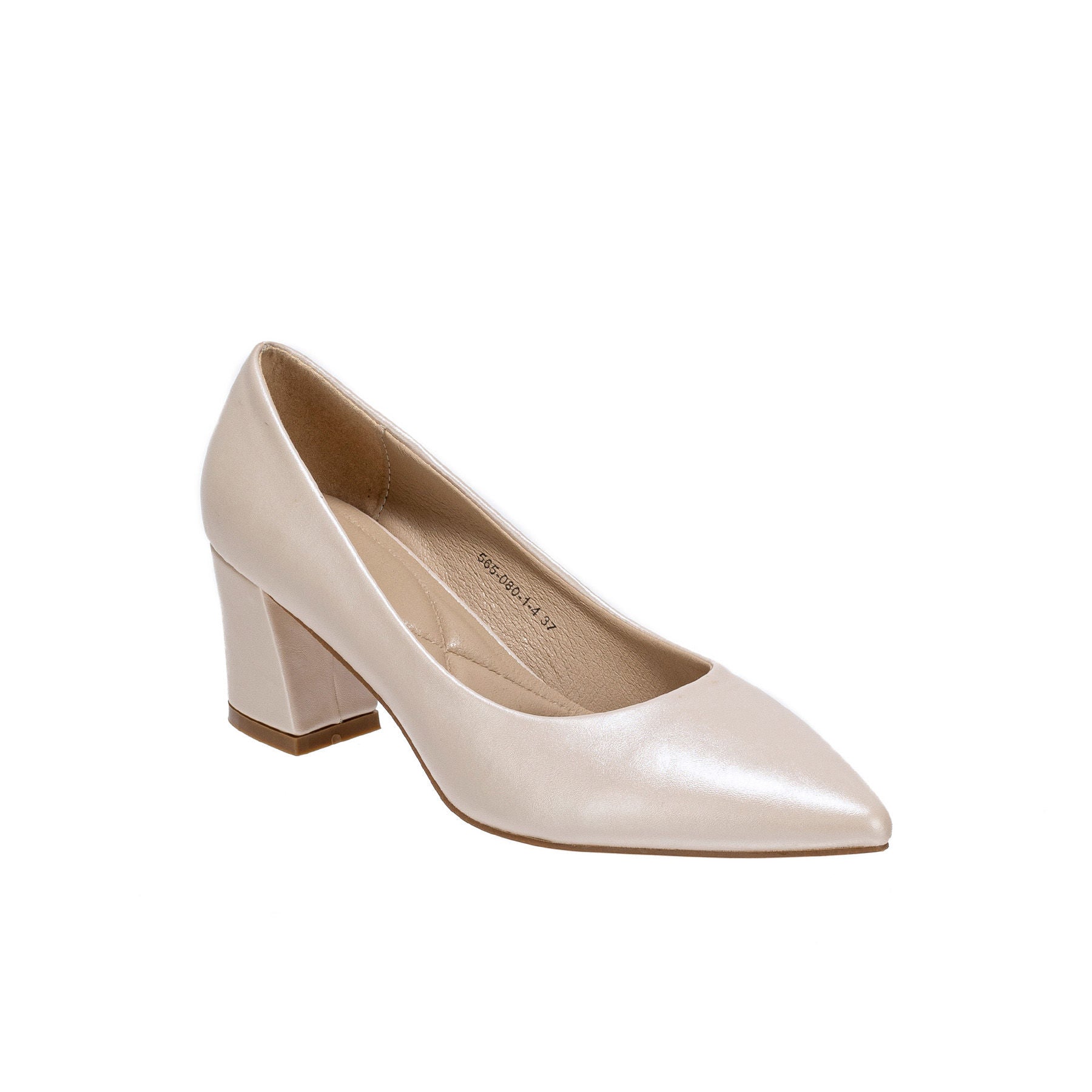 Women's Chunky Heel Pointed Toe Court Shoes