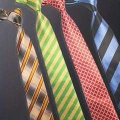 Men's Classic Stripe Jacquard Woven Tie Party Necktie
