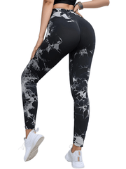Tie Dye Yoga Workout Pants for Women