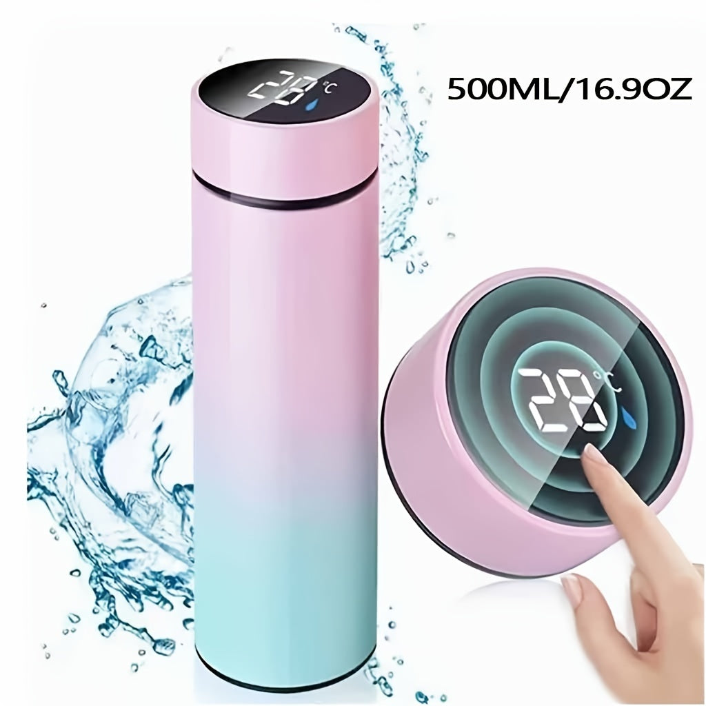 500ml Lcd Digital Display Smart Insulation Vacuum Bottle